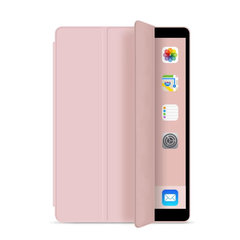Protective Trifold Case with Clear Back & Pencil Slot for iPad 9.7-inch (5th/6th Gen) Auto Wake/Sleep