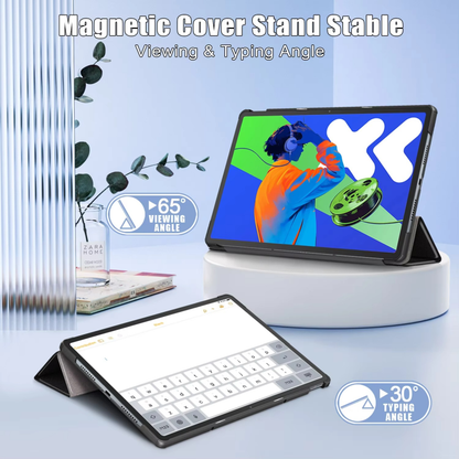 Trifold Smart Flip Cover for Lenovo Idea Tab Pro 12.7" – Pen Slot Included