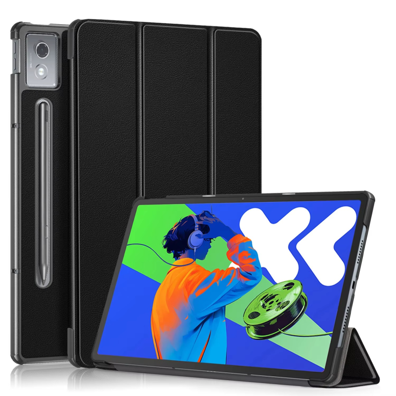 Trifold Smart Flip Cover for Lenovo Idea Tab Pro 12.7" – Pen Slot Included