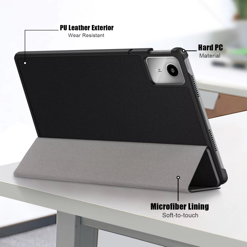 Trifold Smart Flip Cover for Lenovo M11, 11 Inch,  – Pen Slot Included