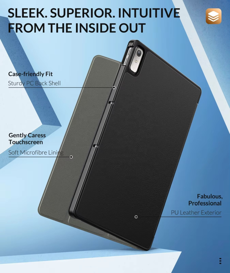 Trifold Smart Flip Cover for Lenovo Tab P11 (2nd Gen) 11.5 Inch – Pencil Slot Included