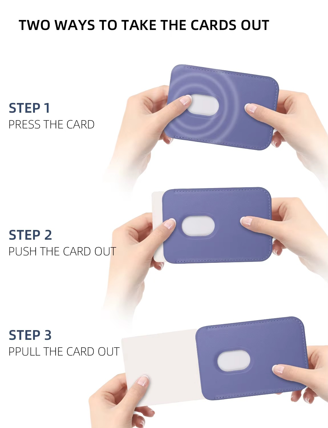 Magsafe Vegan Leather Wallet