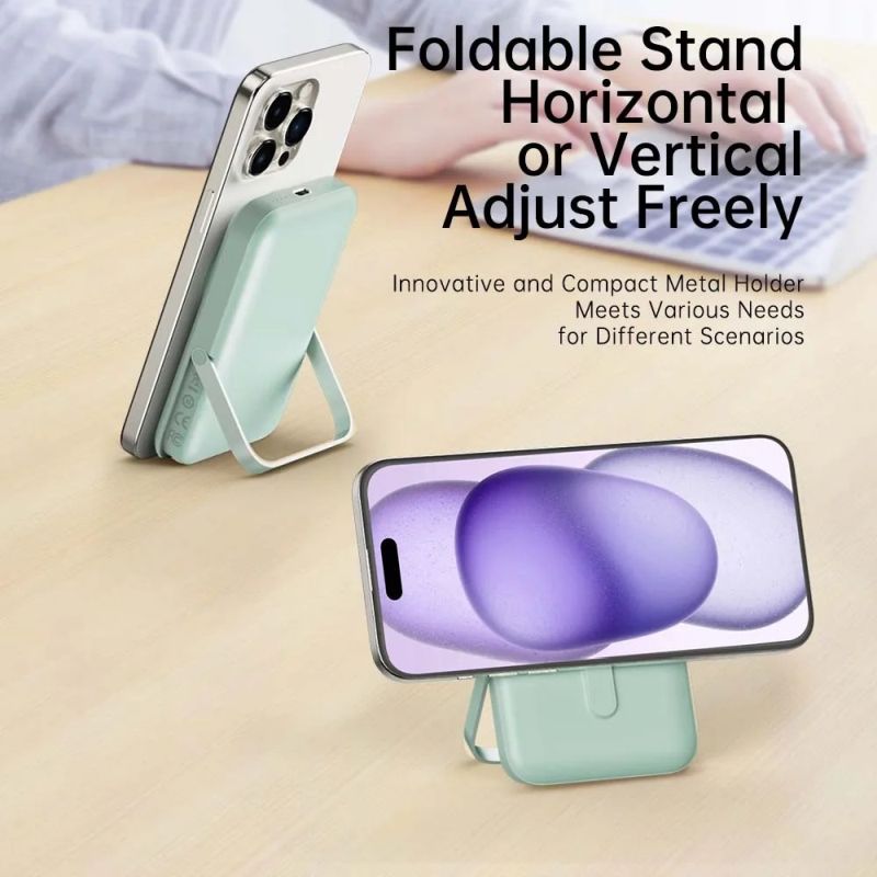 ROCK P20SE 10000mAh Wireless Magnetic Power Bank – Fast 20W PD