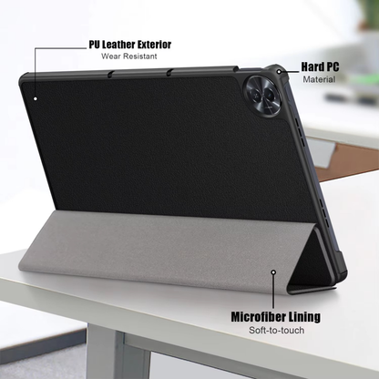 Trifold Smart Flip Cover for Realme Pad 2 Lite, 10.95 Inch – Pencil Slot Included