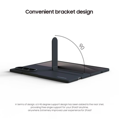Samsung Galaxy Z Fold7 Premium Silicone Stand Case