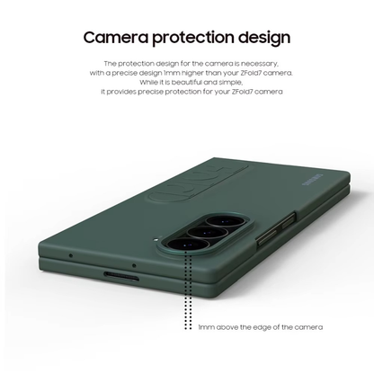 Samsung Galaxy Z Fold7 Premium Silicone Stand Case