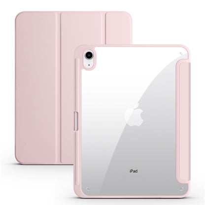 Protective Trifold Case with Clear Back & Pencil Slot for iPad 10.9" 10th Gen (2022), Auto Wake/Sleep